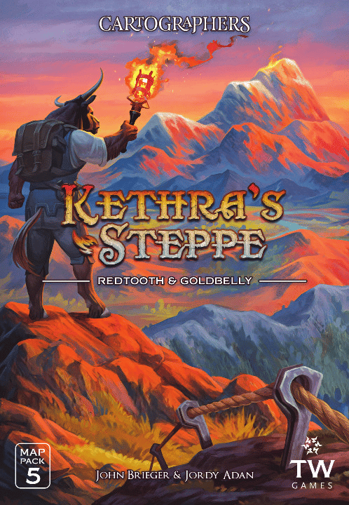 Cartographers Heroes map - Kethra's Steppe image 0